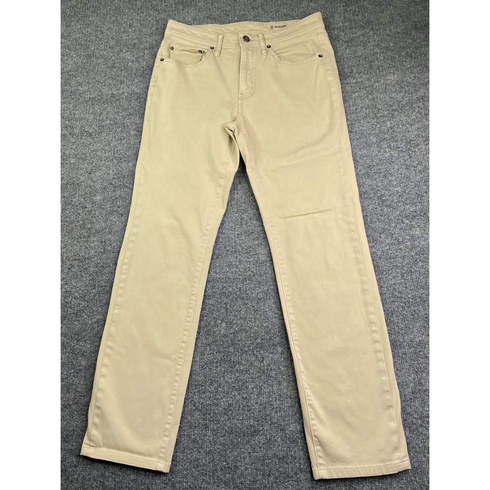 G/FORE Pants Mens 30/32 Khaki 5-Pocket Straight Leg Stretch‎ Golf Chinos